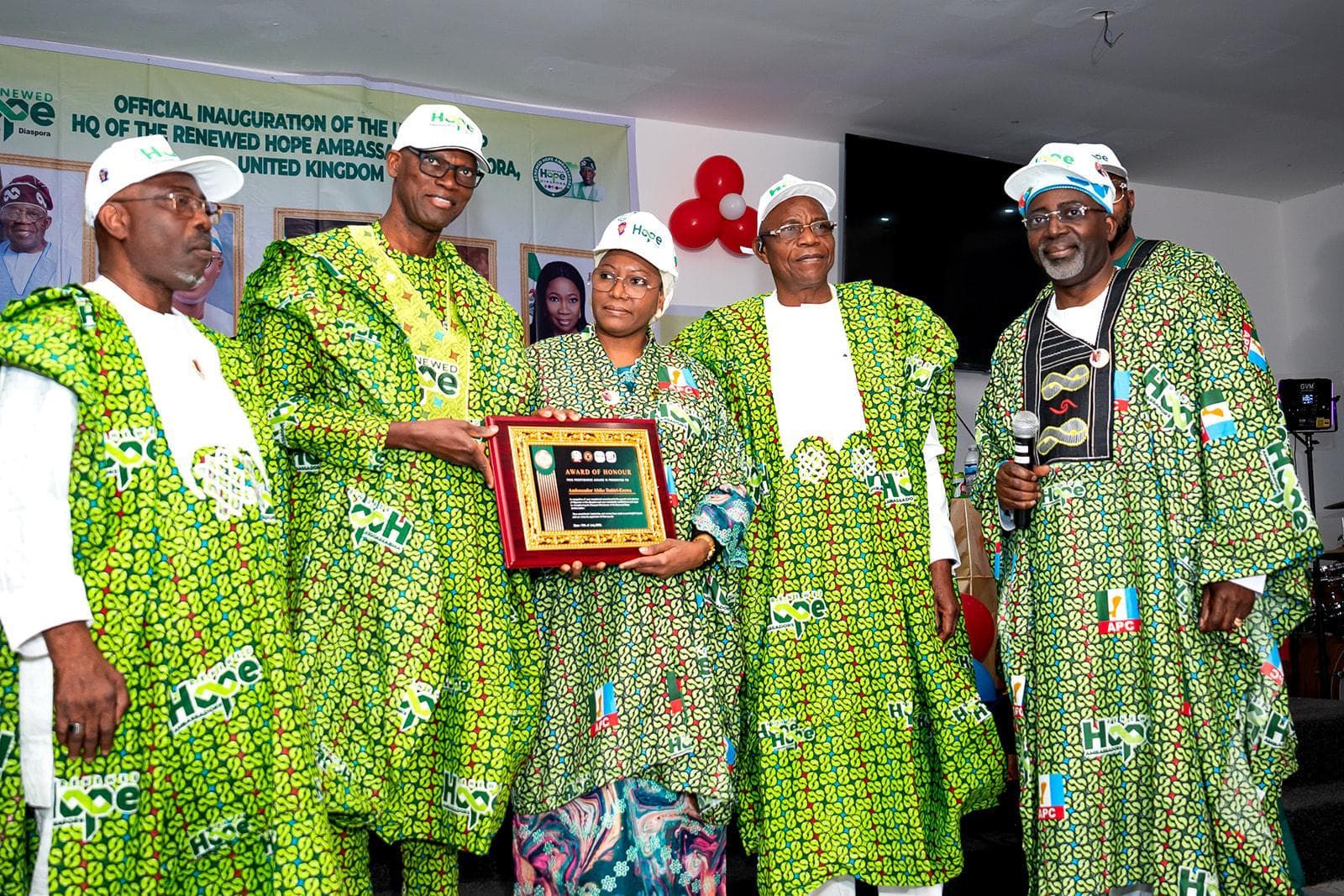 APC France Participates in Historic Launch of Renewed Hope Ambassadors–Diaspora Headquarters and UK Chapter.