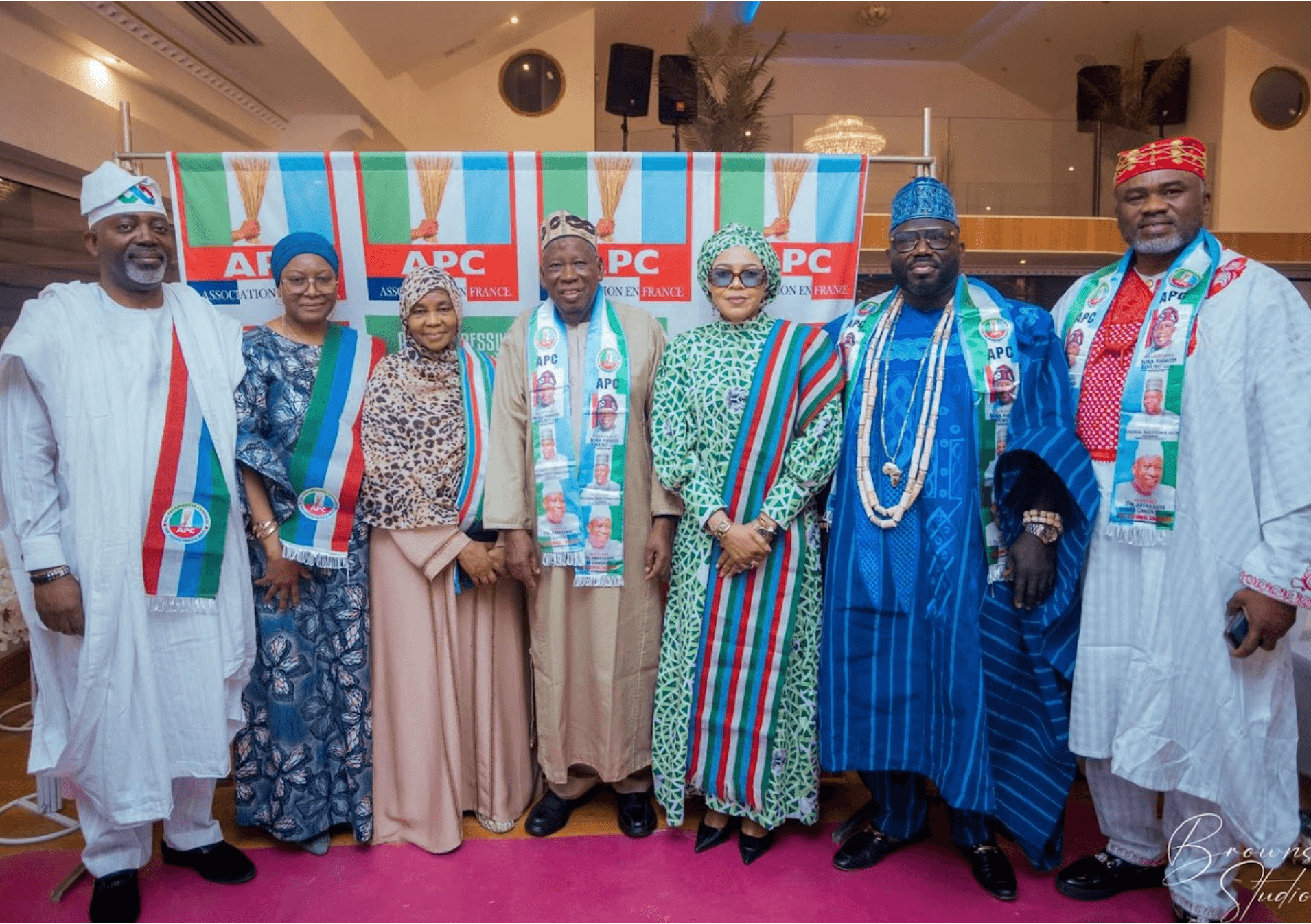 Hon. Dr. Tunde Doherty, Chairman of the APC UK Chapter and APC Committee of Diaspora, welcomes the newly elected APC France Executives.