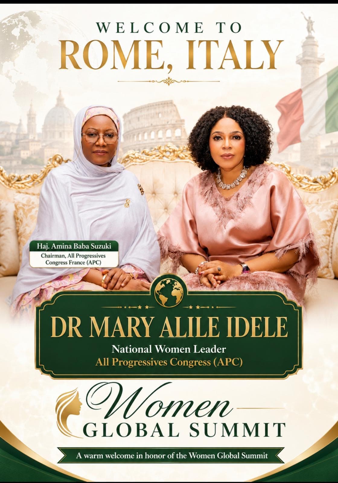 APC FRANCE CHAPTER PARTICIPATES IN THE APC DIASPORA WOMEN GLOBAL SUMMIT IN ROME, ITALY
