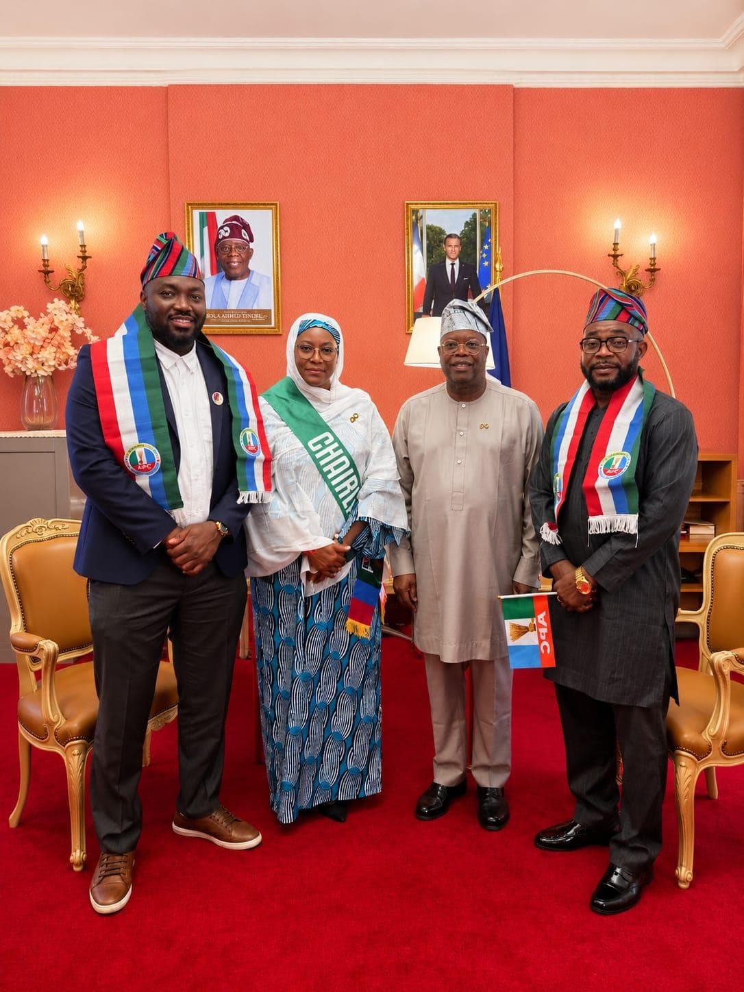 APC France Chapter Pays Courtesy Visit to Nigeria’s New Ambassador to France.