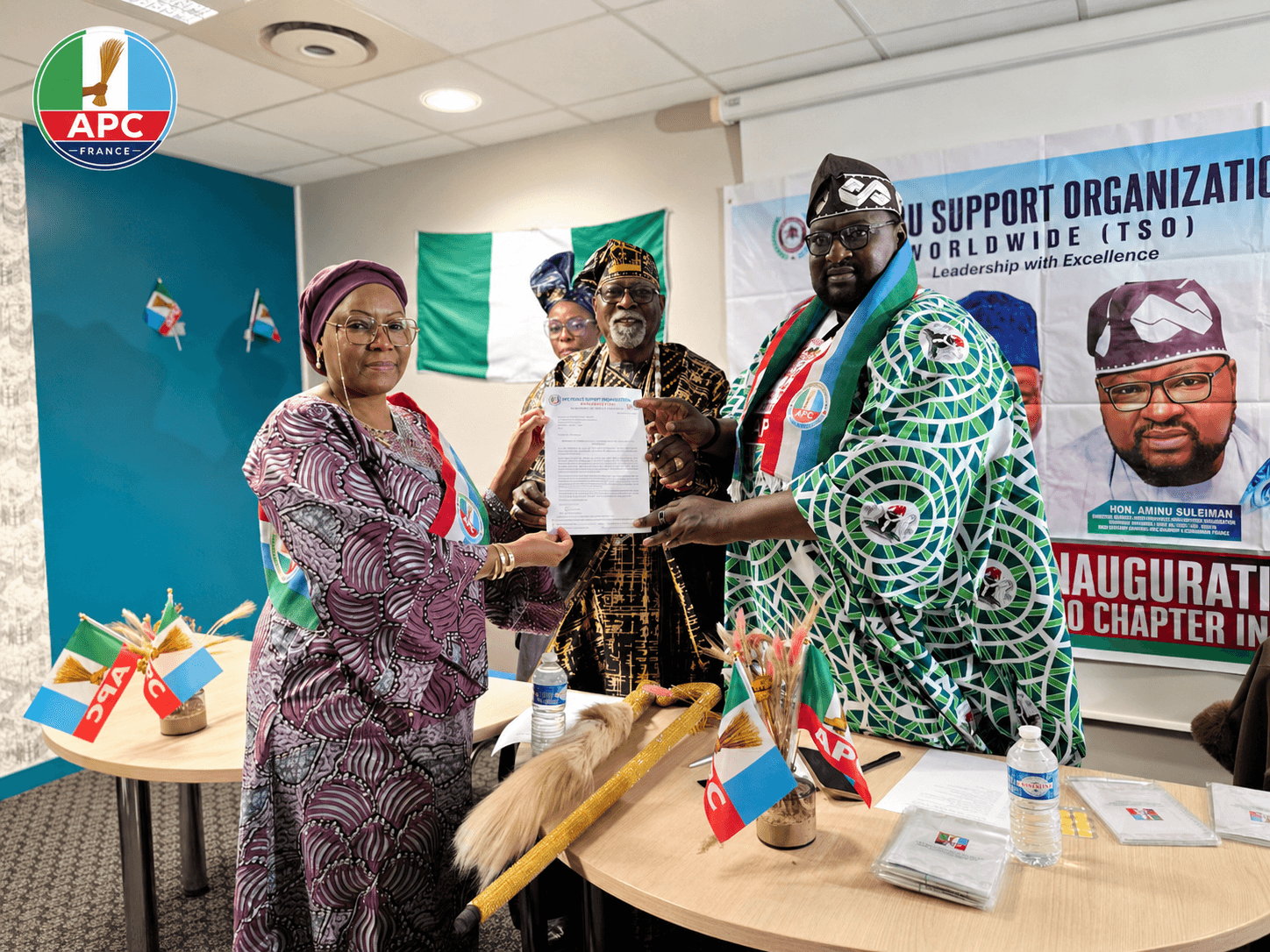 Director General and Founder of Tinubu Support Organization (TSO), Hon. Aminu Suleiman, Attends ASA WA France 2025 4th Edition