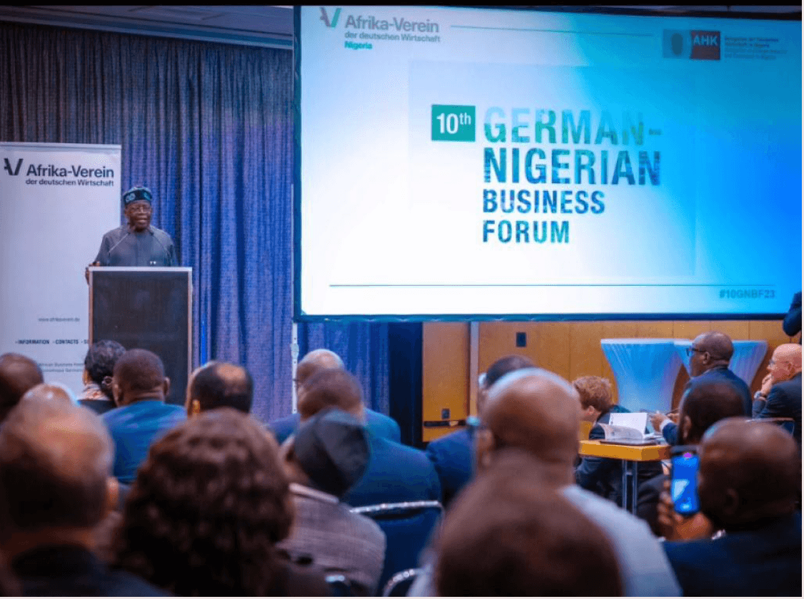 PRESIDENTIAL ADDRESS AT GERMAN-NIGERIAN BUSINESS FORUM - HIGHLY APPLAUDED BY APC DIASPORA
